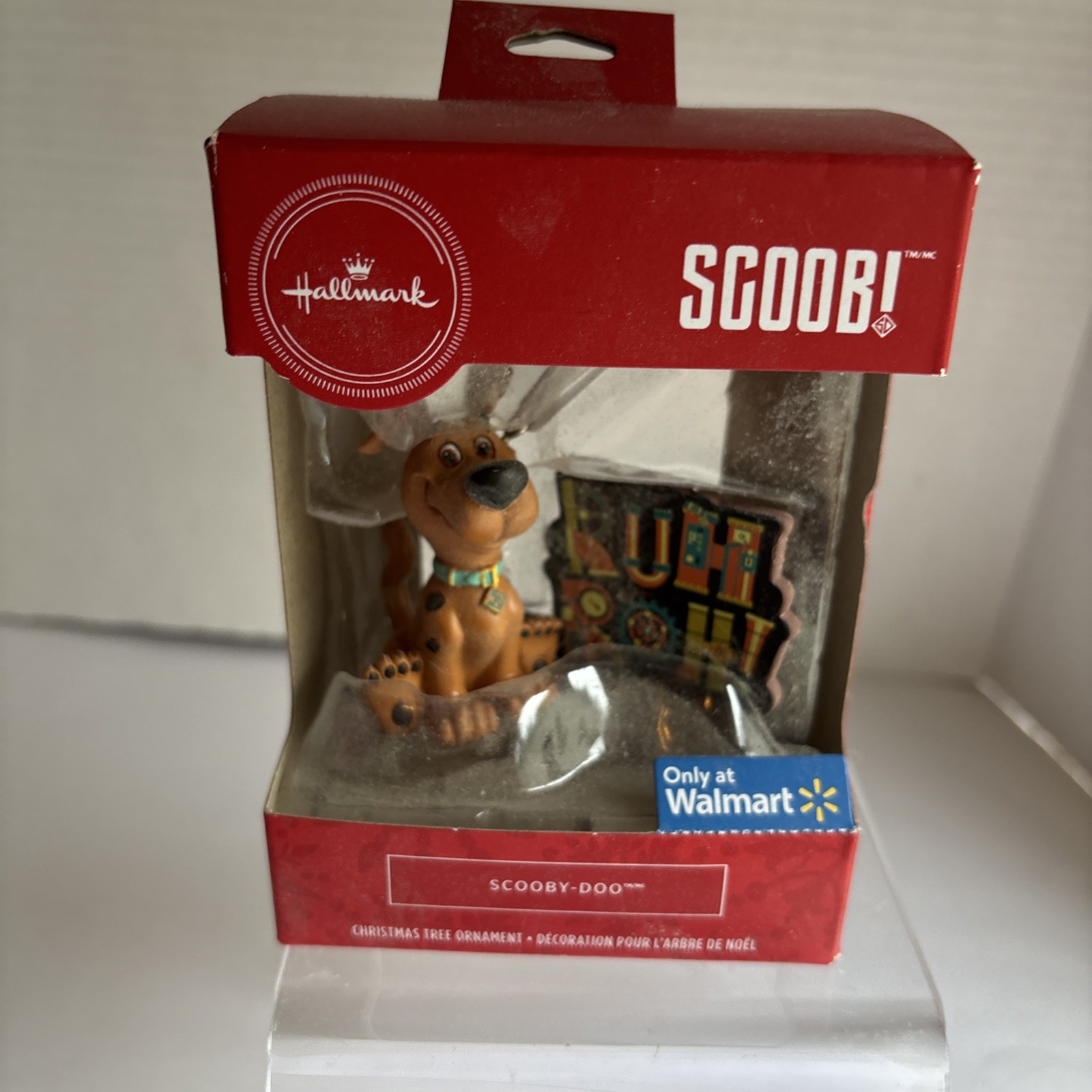 Hallmark  Scooby Doo SCOOB Ornament Walmart new bad dusty box  may smell musty 
