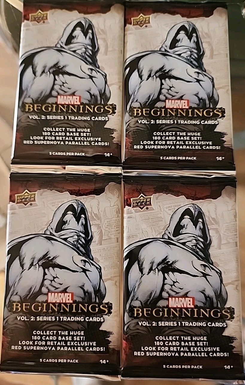 Marvel Beginnings Vol 2 Series 1 Packs- 4 packs total