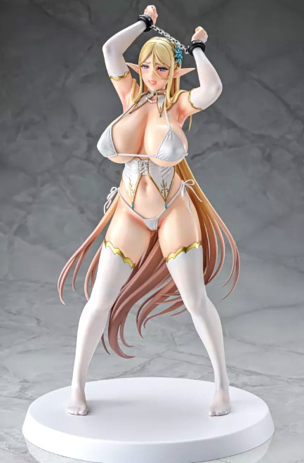 Q-six official Tasogare no Shou Elf Eirene White 1/6 Figure 28cm by Usagi Nagomu