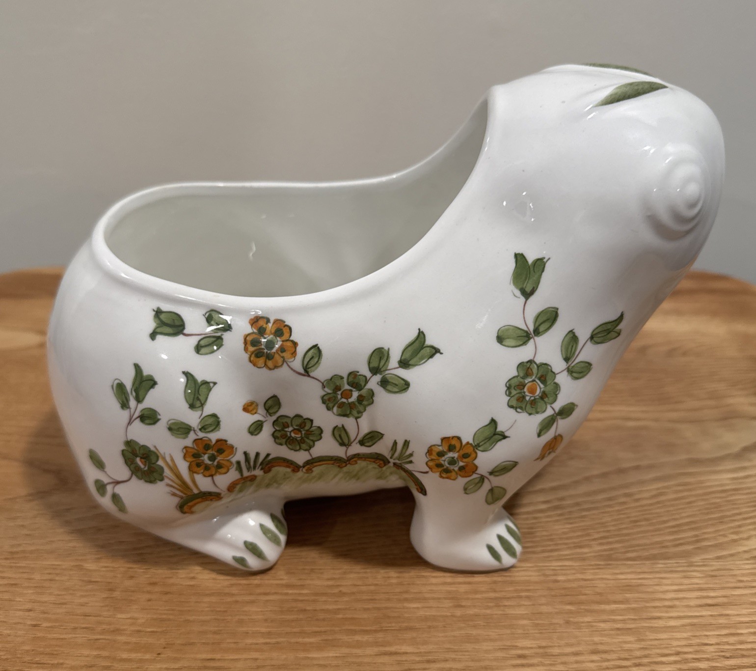 ESTE CERAMICHE PORCELLANE FROG HAND PARTED FROG MADE IN ITALY
