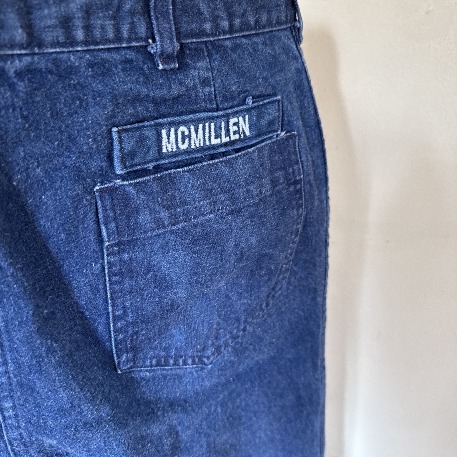 Vtg Military Sailor Jeans Wide Leg Bell Bottoms 30 x 32