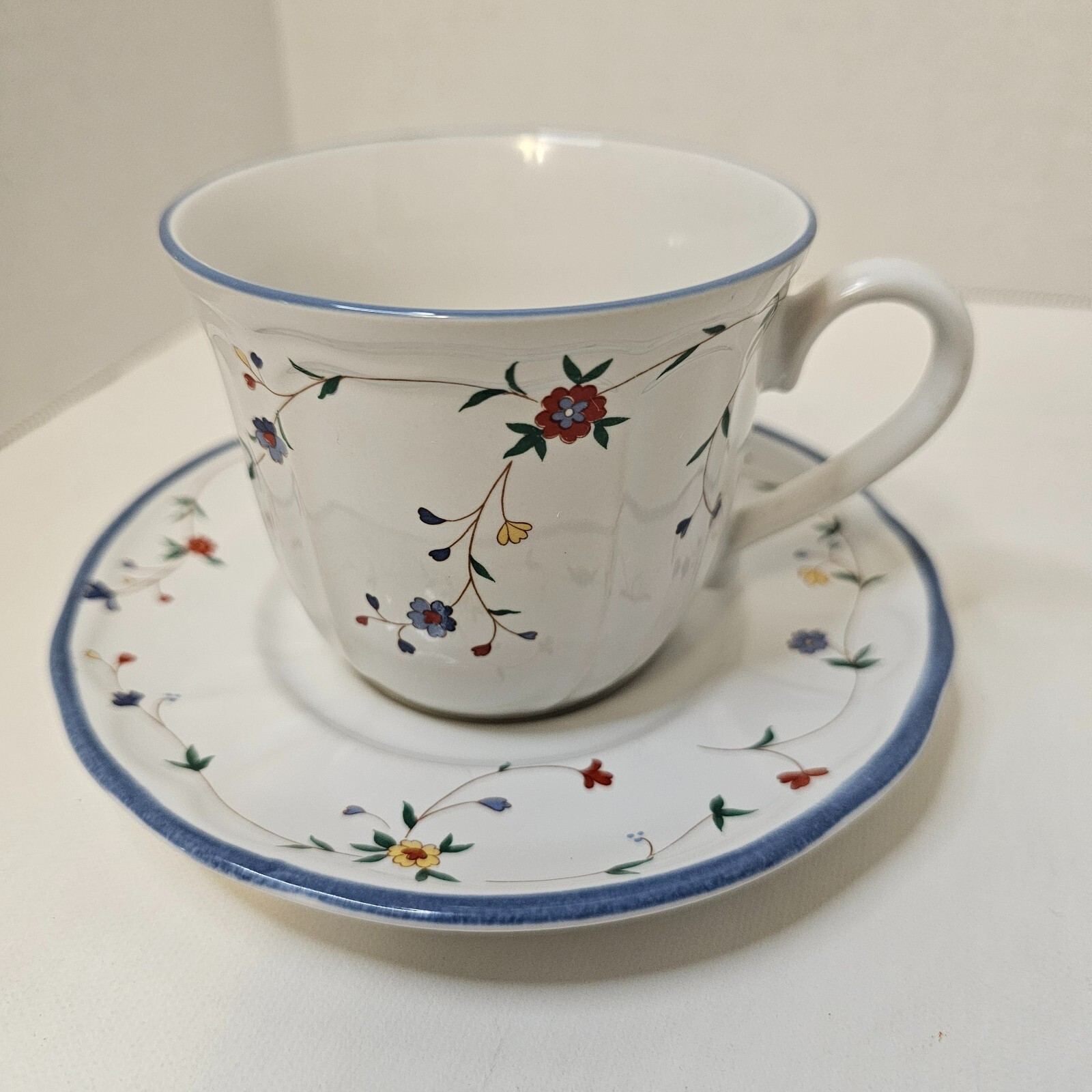 Epoch Floral Tea Cup And Saucer Set Garden Grove Korean