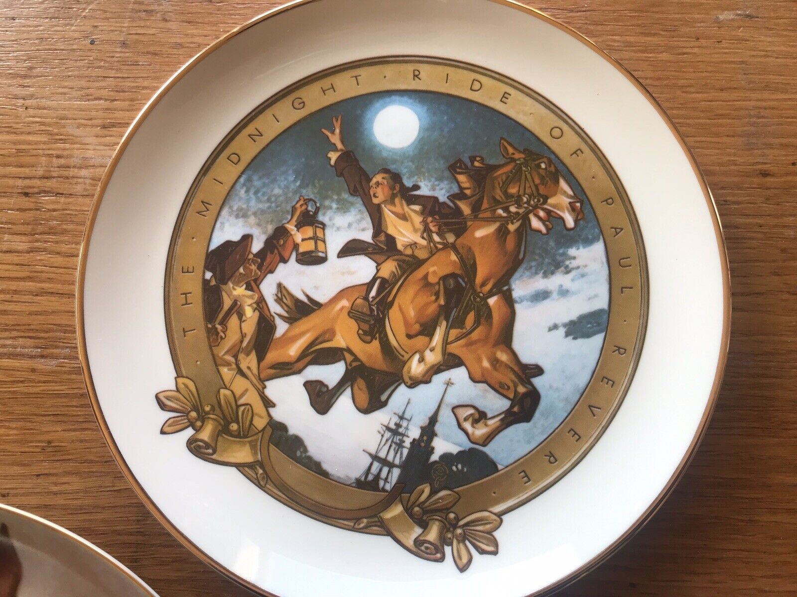 1976 The Midnight Ride Of Paul Revere Limited Edition Decorative Collector Plate
