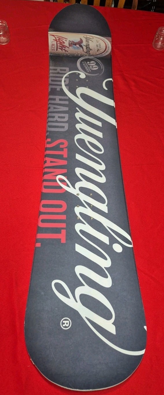 Yuengling Lager Snowboard Bar Promotion Beer Collectible Man Cave Sign Display