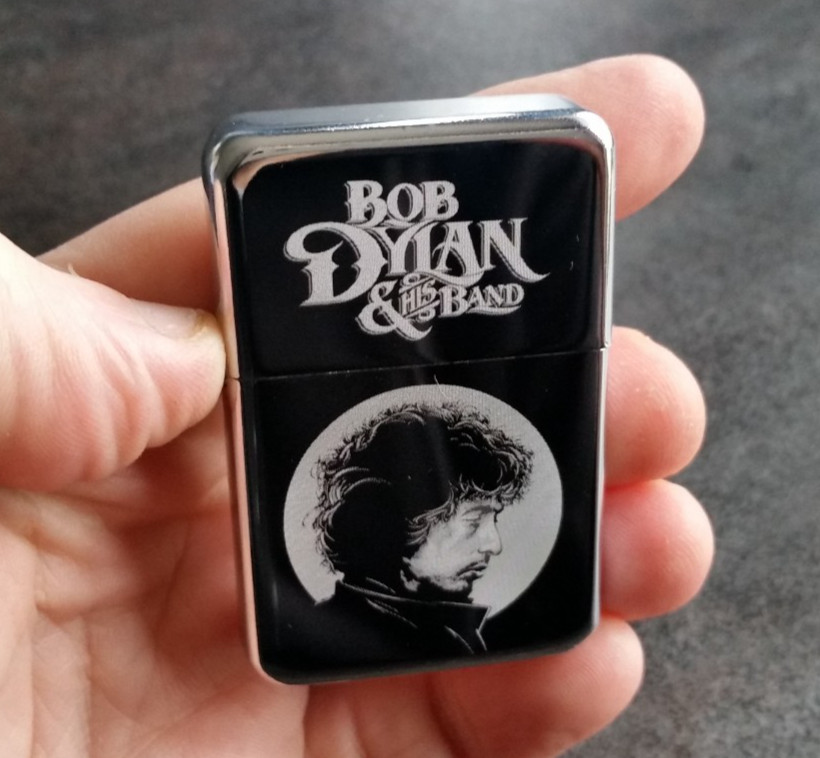 Bob Dylan & His Band Engraved Lighter With Gift Box - FREE ENGRAVING