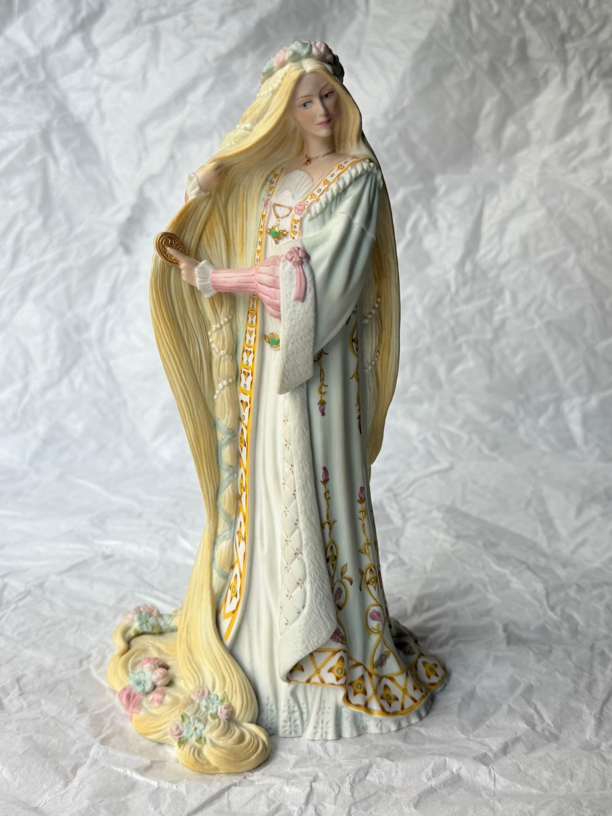 Vintage Lenox Japan RAPUNZEL Legendary Princesses Figurine, Fine Porcelain, COA
