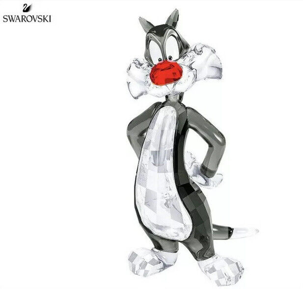 NIB Swarovski Warner Bros. Looney Tunes Sylvester Crystal Figurine #5470345
