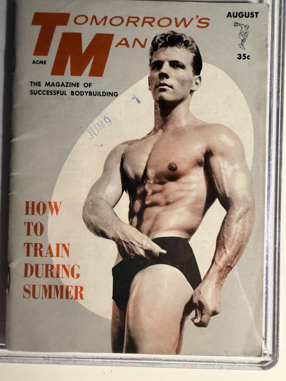 TOMORROWS MAN AUG 1960 PHYSIQUE PHOTOGRAPHY & ART MAGAZINE GAY Interest RARE