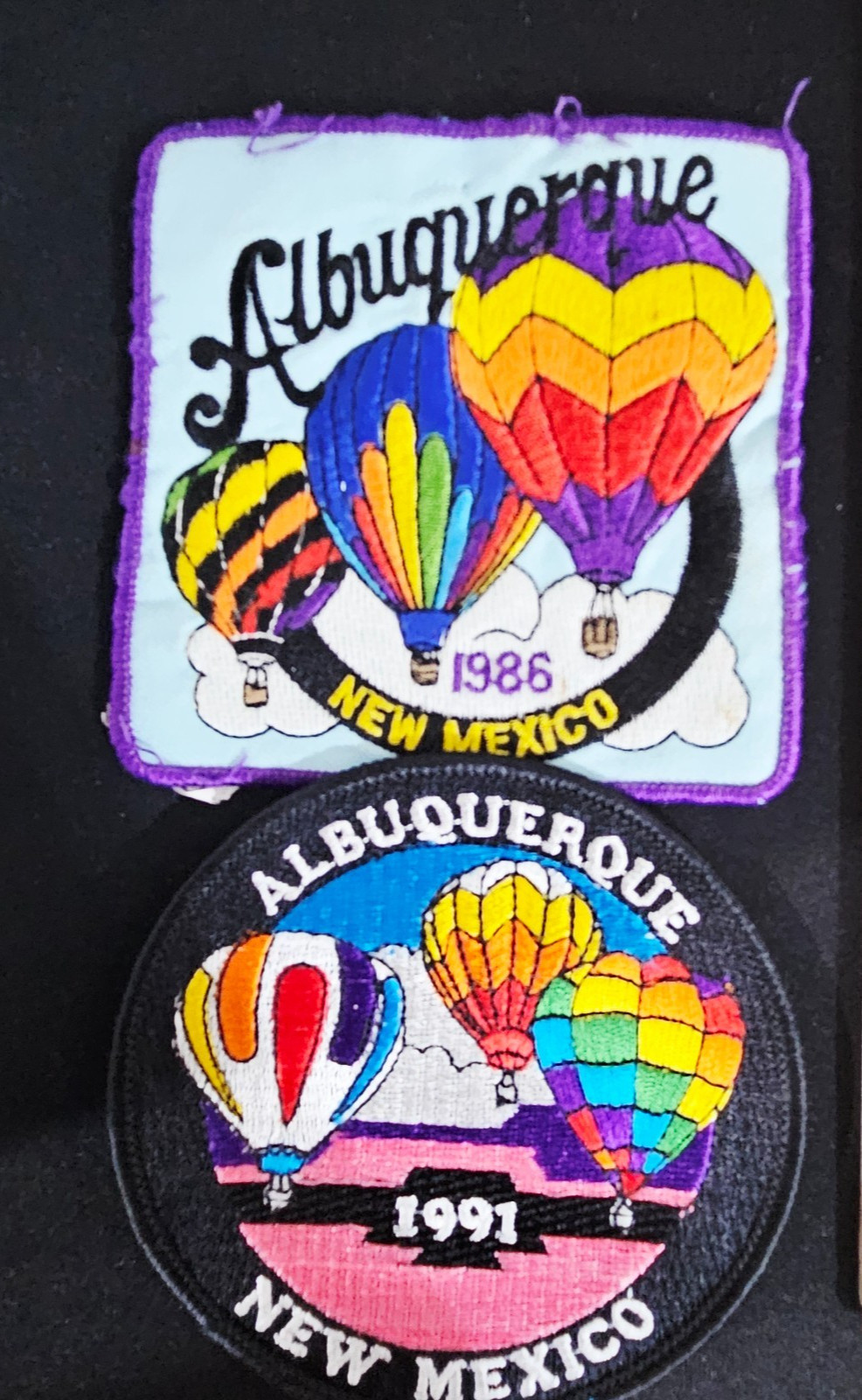 2 Vintage Albuquerque Balloon Fiesta New Mexico \