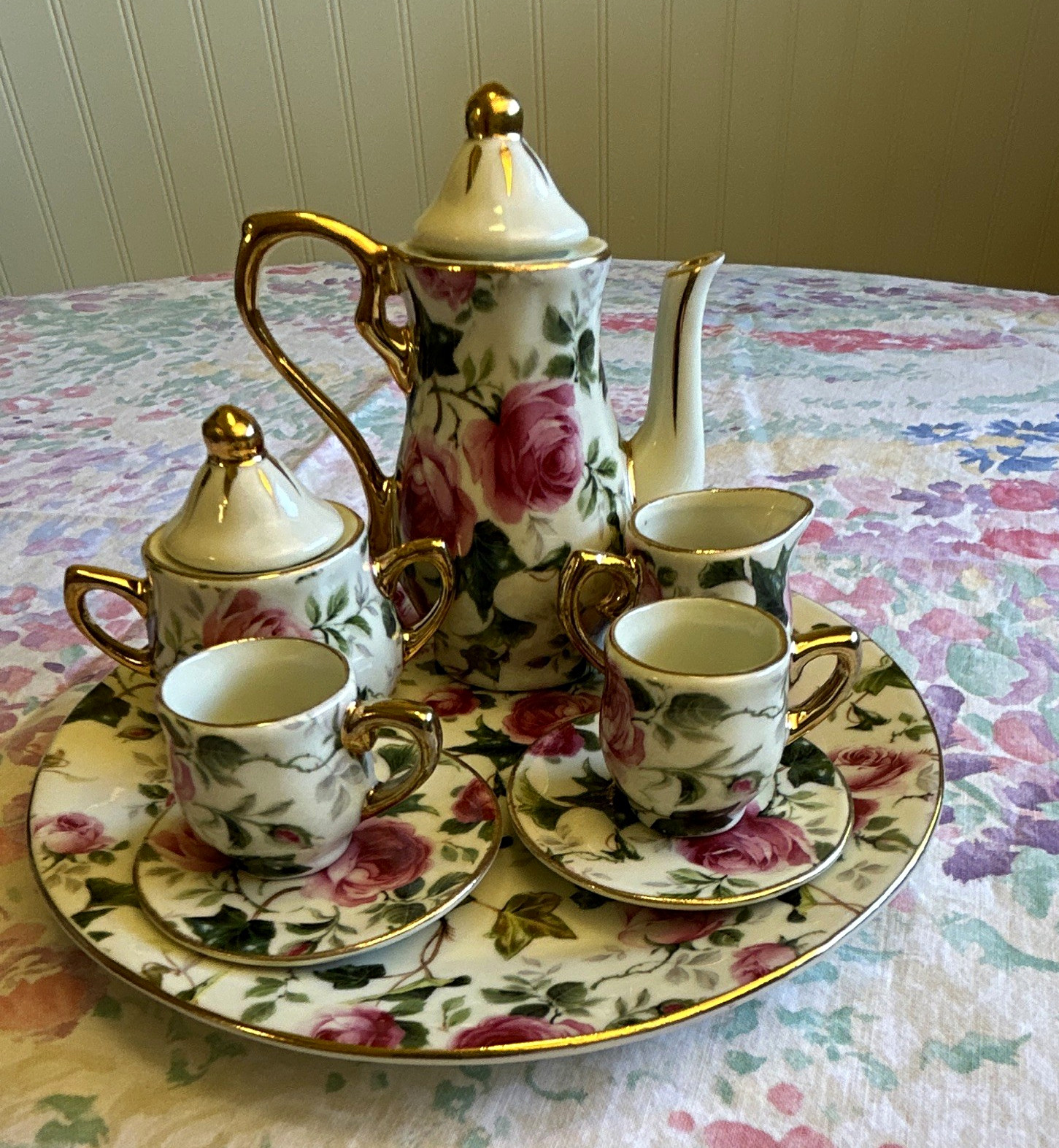 Vintage Miniature Formalities by Baum Bros Tea Set.