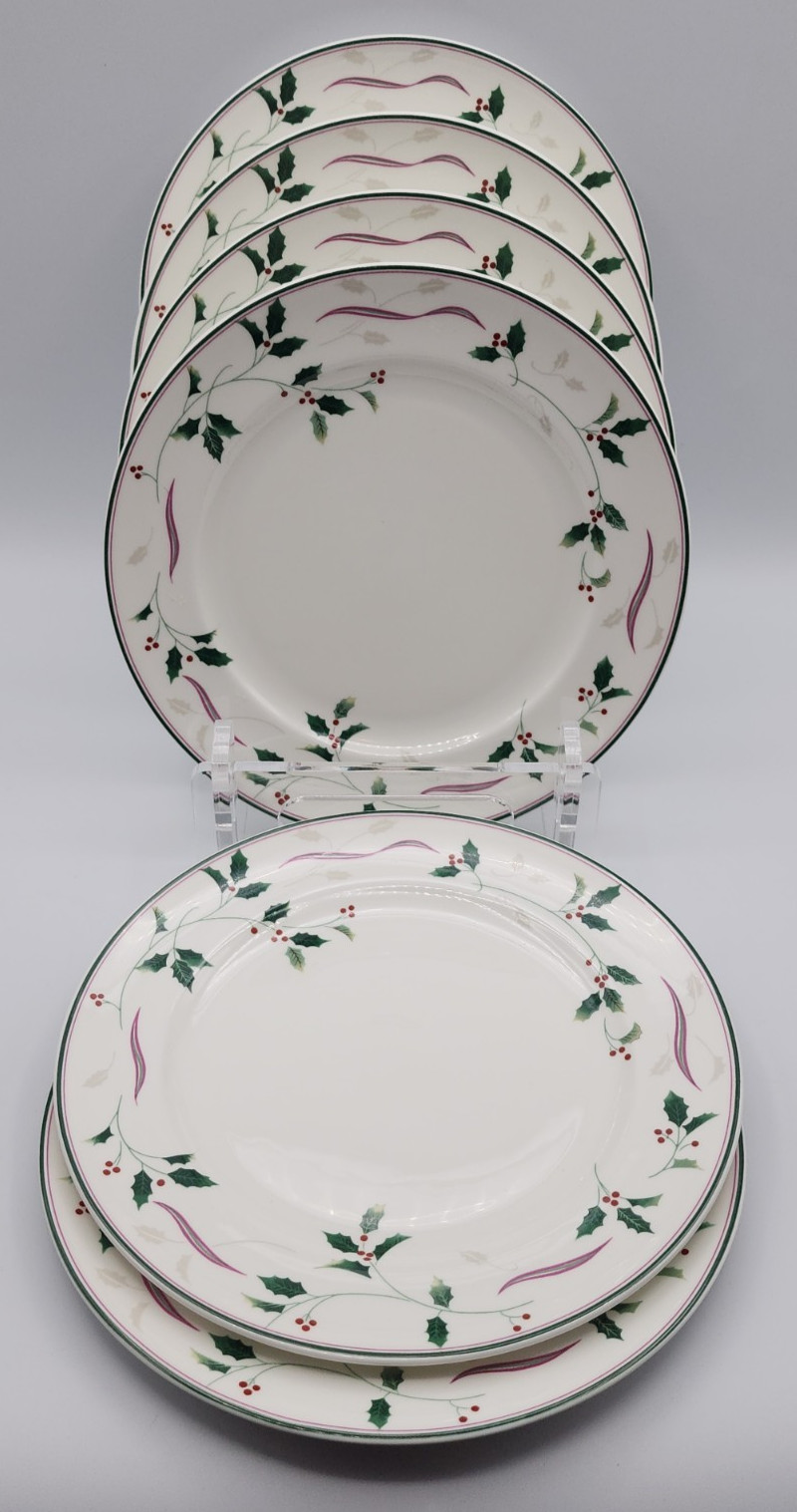 Mikasa Christopher Stuart Holiday Splendor Salad Plates 8 1/2\