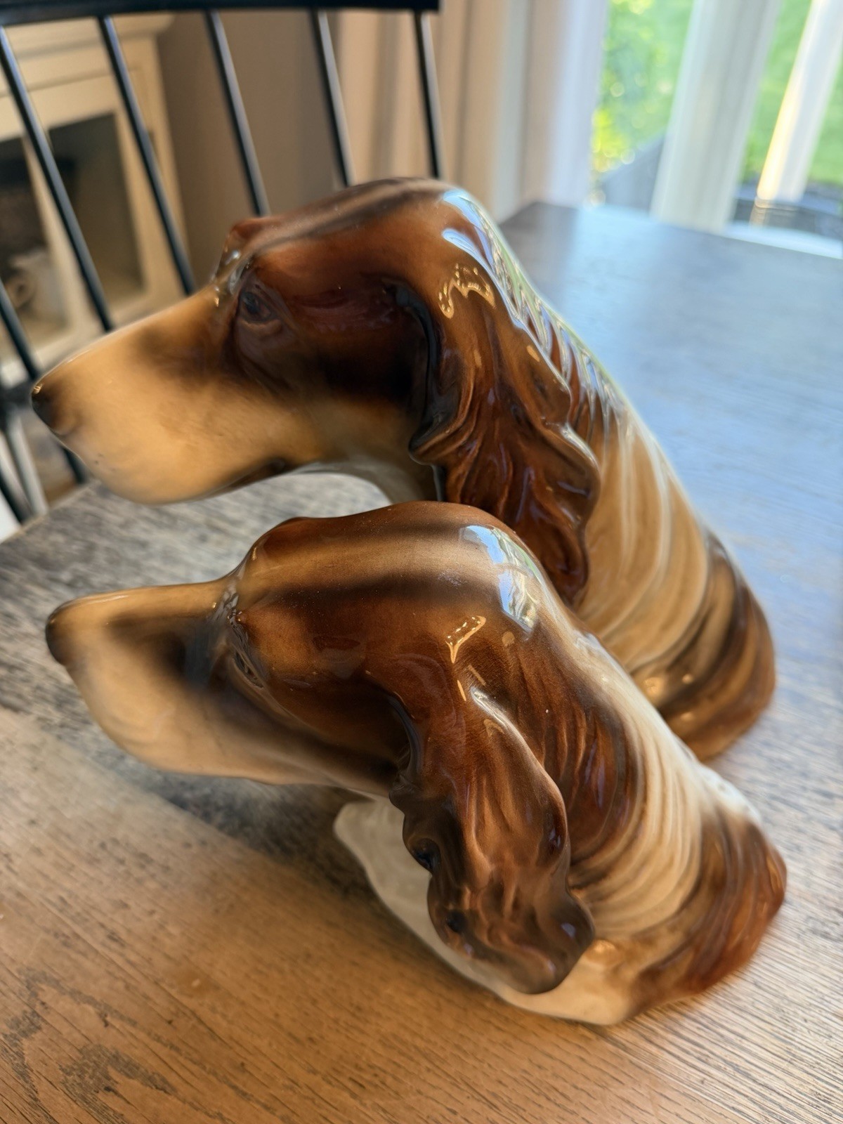 vintage goldscheider everlast Springer Spaniel Pair Large Statue