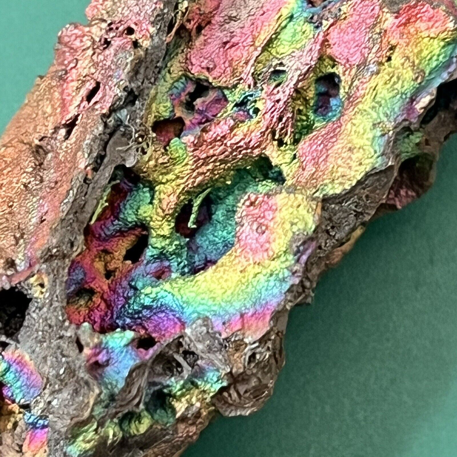 turgite iridescent goethite hematite  7 color rainbow  16 g rare