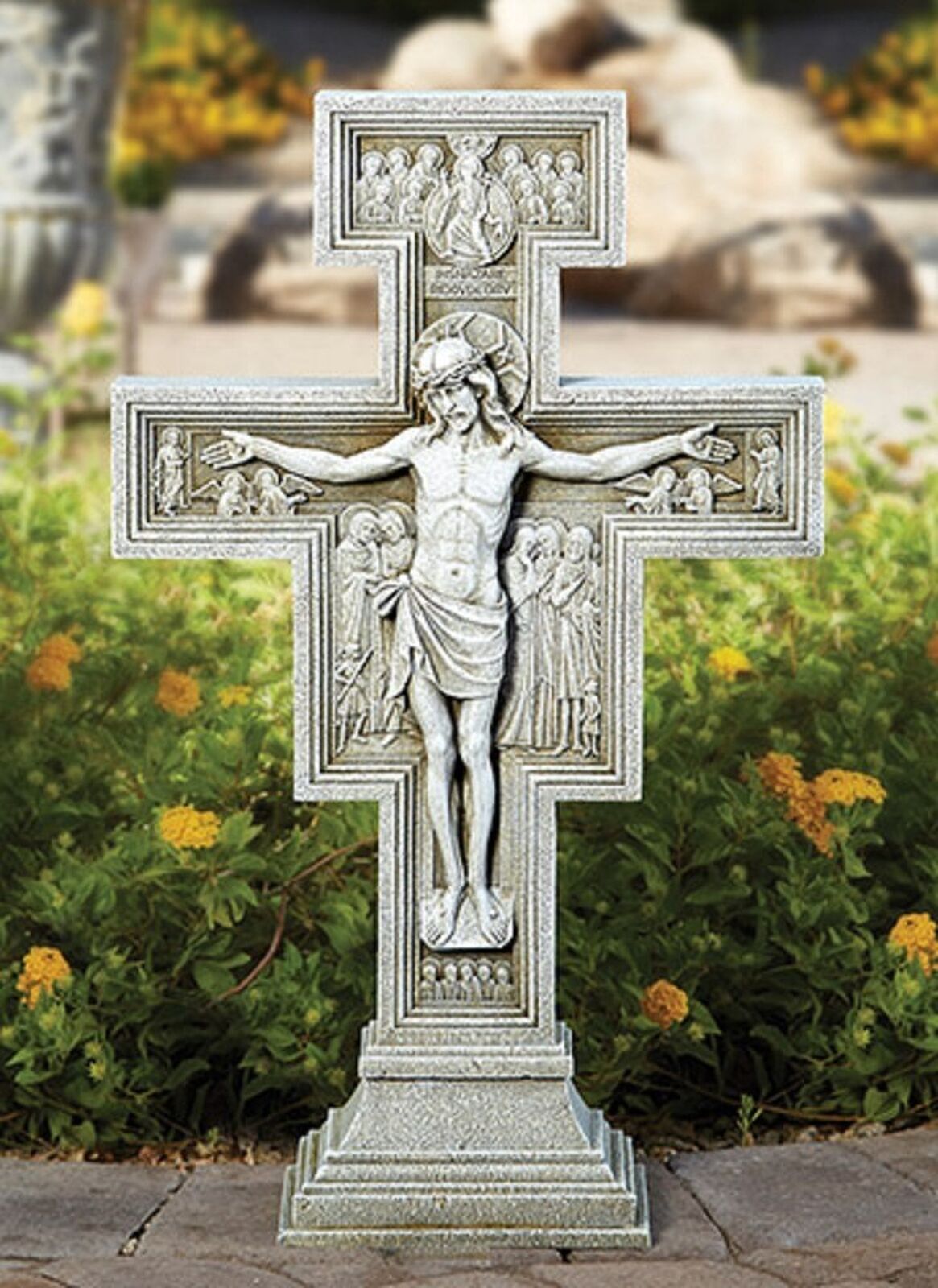 Christian Brands San Damiano Garden Crucifix