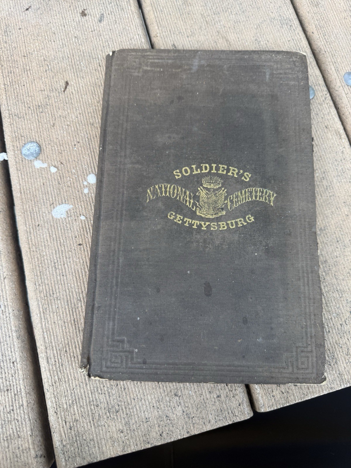 1864 Gettysburg Soldiers National Cemetery Report Lincoln Address Civil War Map