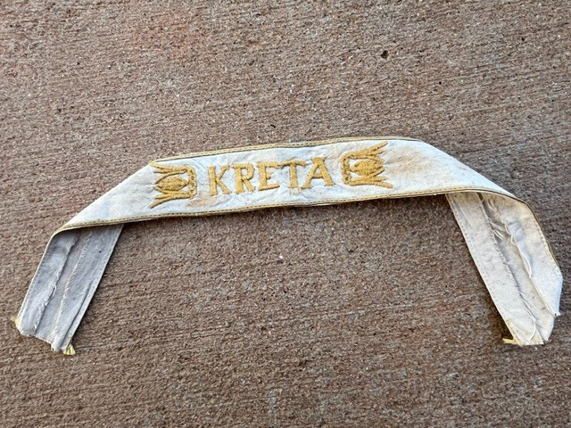 WW2 GERMAN ARMY Kreta Cuff Title. Orig.