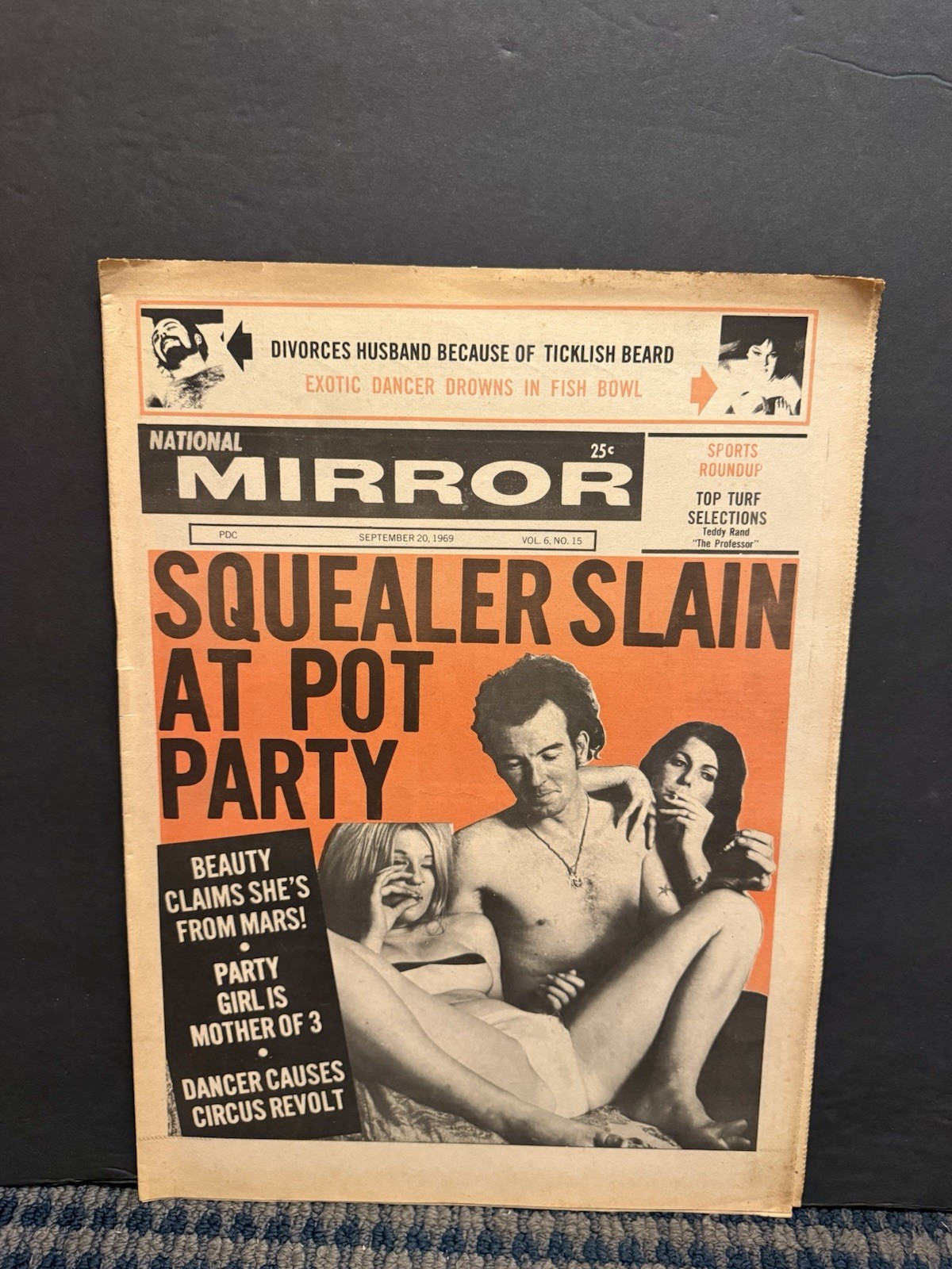 1969 National Mirror Newspaper,Tragic Deaths Sharon Tate & Friends, Page 13 (10W 1969 National Mirror Newspaper,Tragic Deaths Sharon Tate & Friends, Page 13 (10W