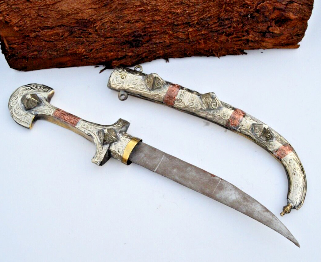 Moroccan Vintage Dagger Knife Handmade Antique Handle islamic Arabic Sword