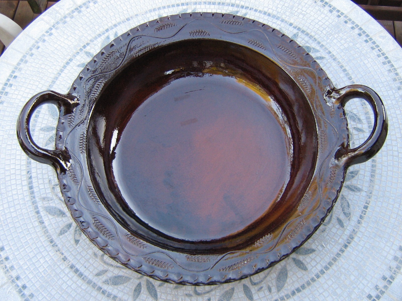 Cazuela de Barro X GRANDE Clay Casserole X LARGE Earthware Made in Mexico