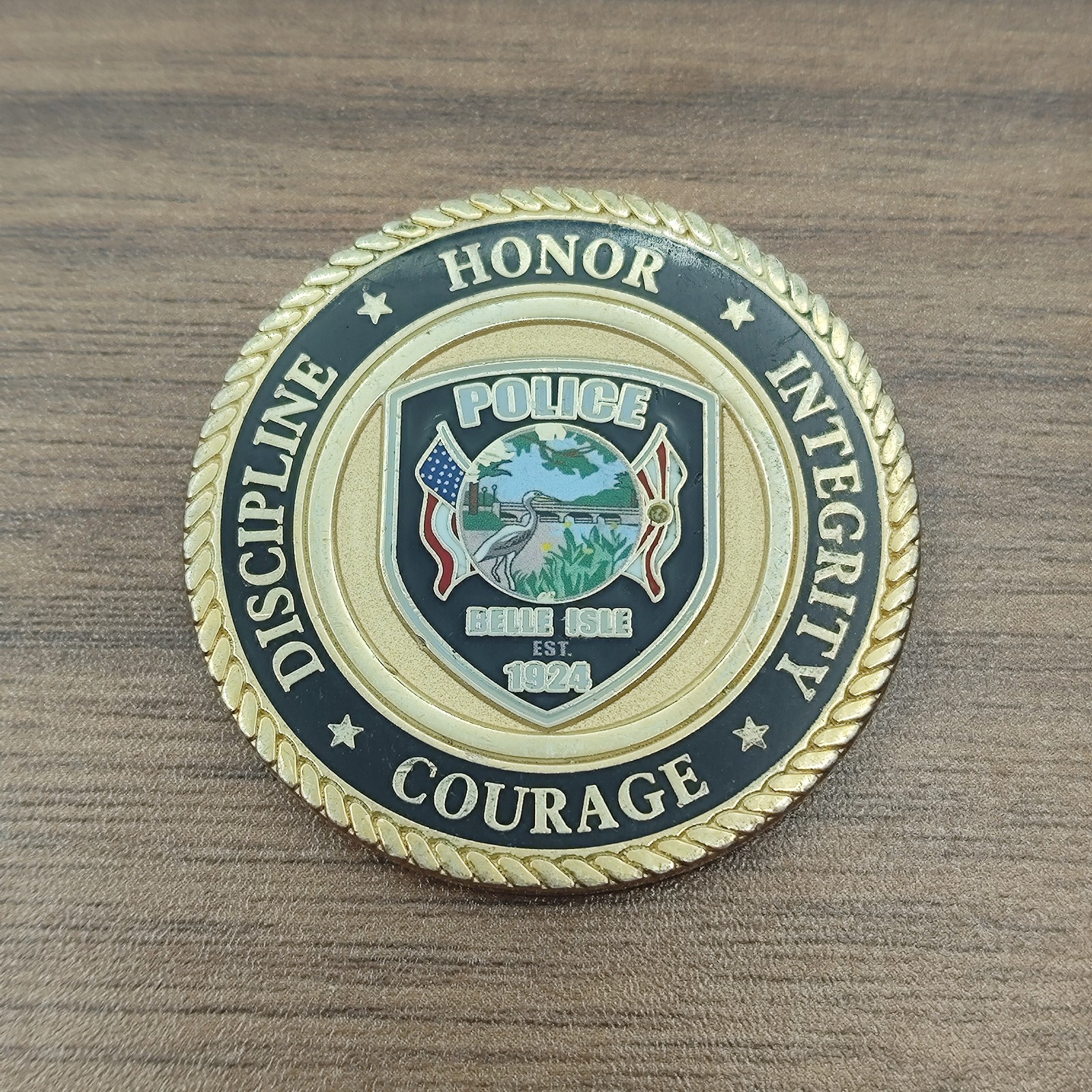 Belle Isle Police Department Challenge Coin
