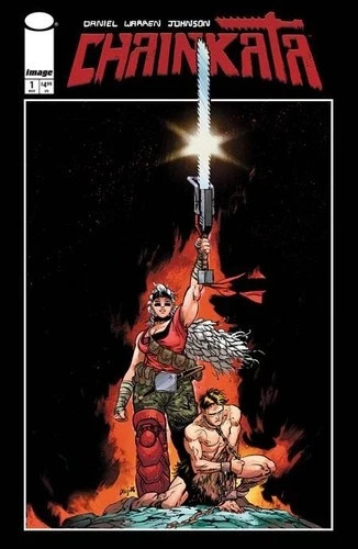 CHAINKATA #1  PRESELL11/18/26 1:100 DANIEL WARREN JOHNSON SWORD FOIL VARIANT