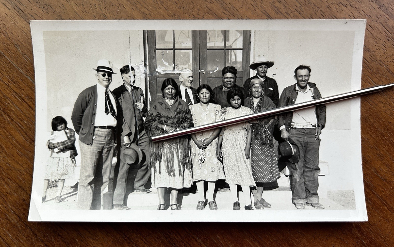 1940 Southern Ute Native Americans Consolidated Title Agency Ignacio CO Photo