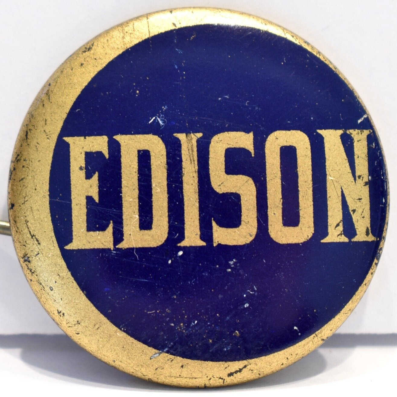 Vintage 1920s Thomas Edison High School Minneapolis Minnesota Pinback Pin Button