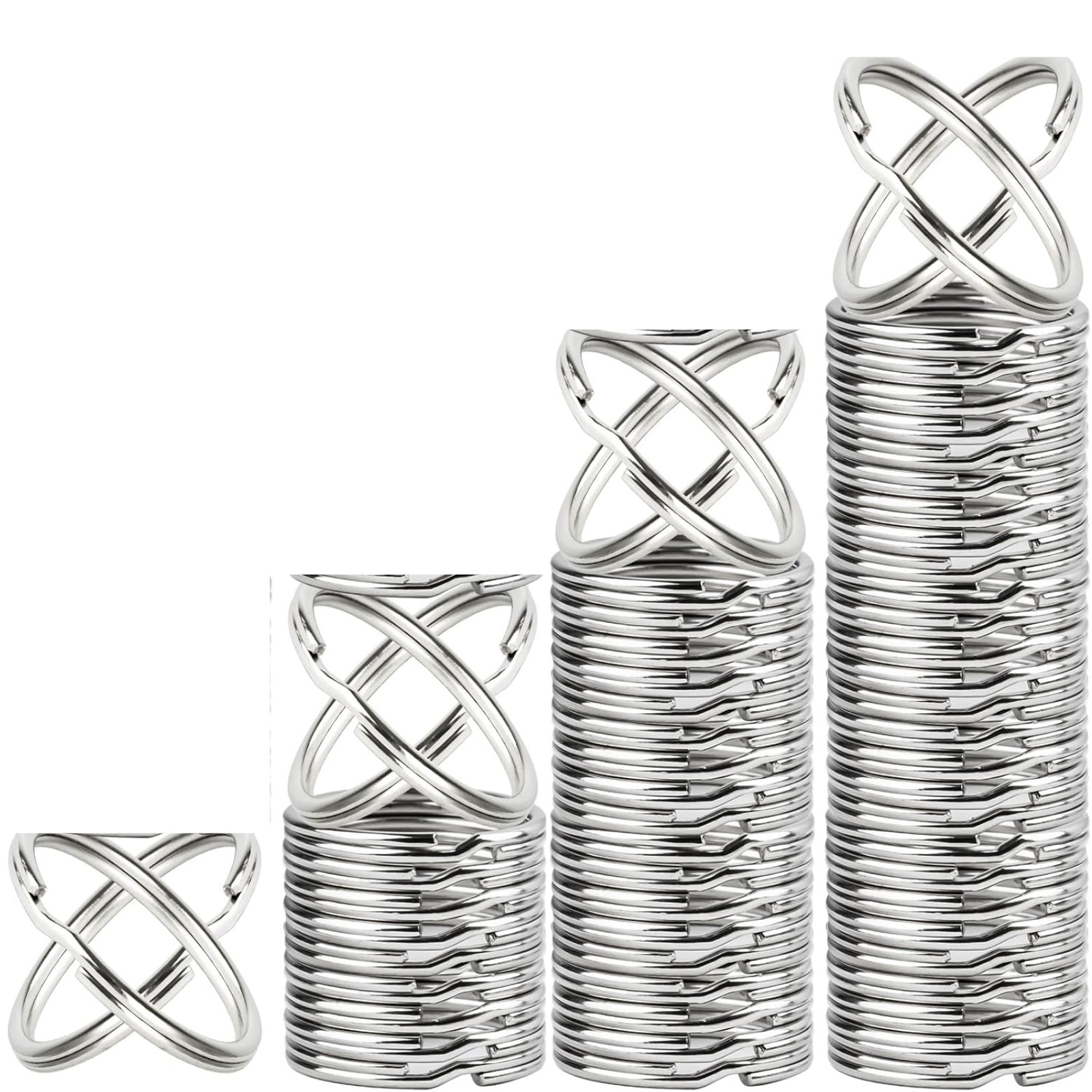100 or 200 Key Rings Bulk Split Key Rings Keychain Rings and Crafts 1 Inch/25Mm 100 or 200 Key Rings Bulk Split Key Rings Keychain Rings and Crafts 1 Inch/25Mm