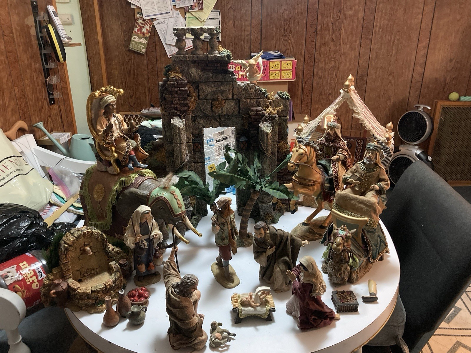 Vintage Kirkland Signature Nativity Set 790605 Creche De Noel Large Detailed