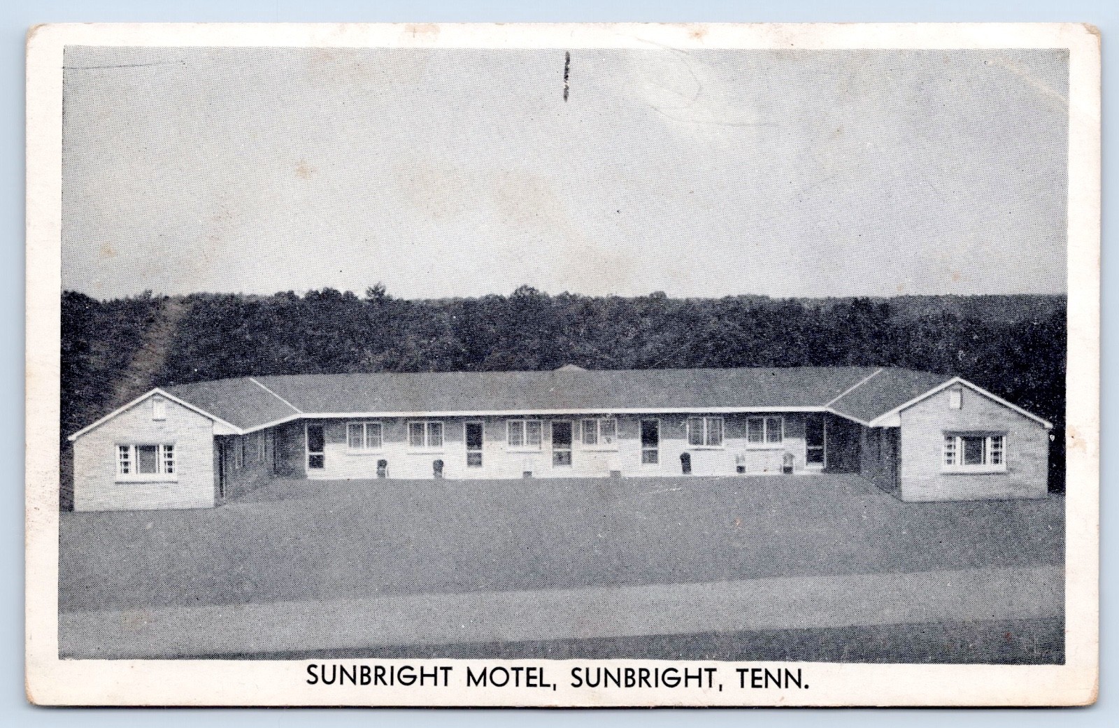 Sunbright Tennessee TN Sunbright Motel Roadside US Hwy 27 Postcard