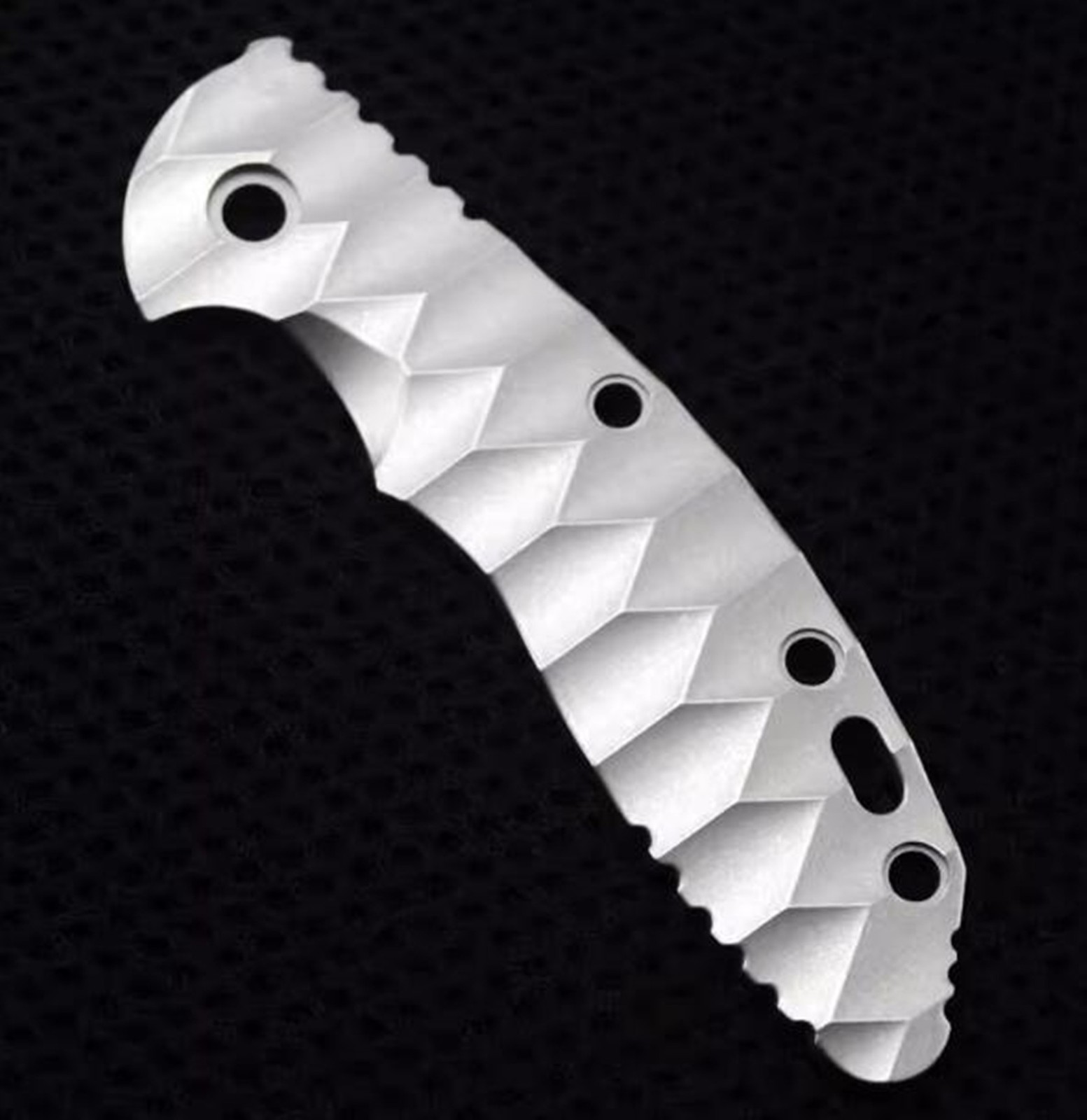 1 Pc Titanium Alloy Knife Handle Scales for Rick Hinderer XM18 3.5” Knives