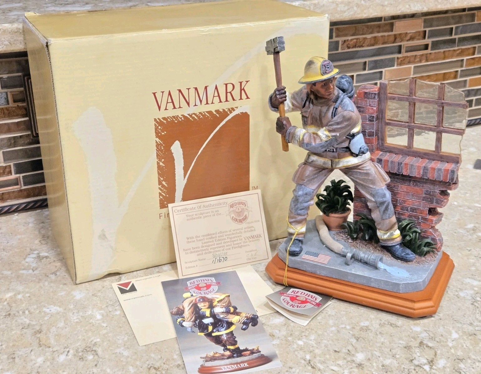 2001 VANMARK RED HATS OF COURAGE 2001 VANMARK RED HATS OF COURAGE
