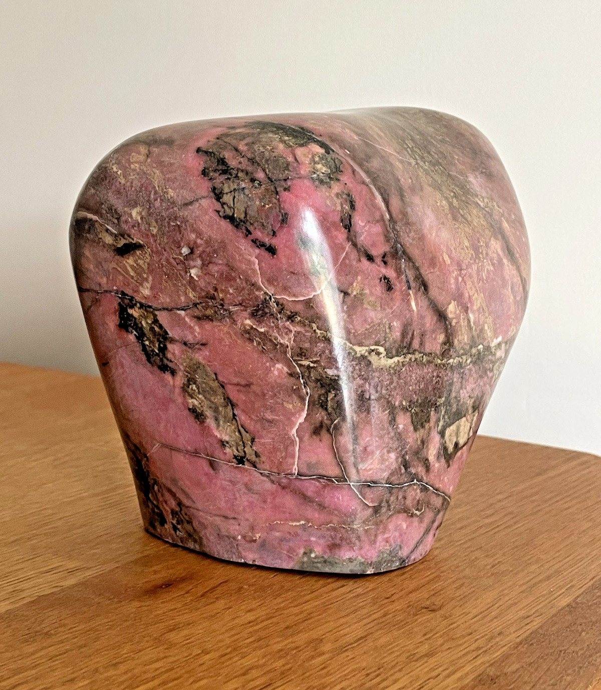 Hand Polished Pure Canadian cotton candy pink Rhodonite LARGE - 3943g 