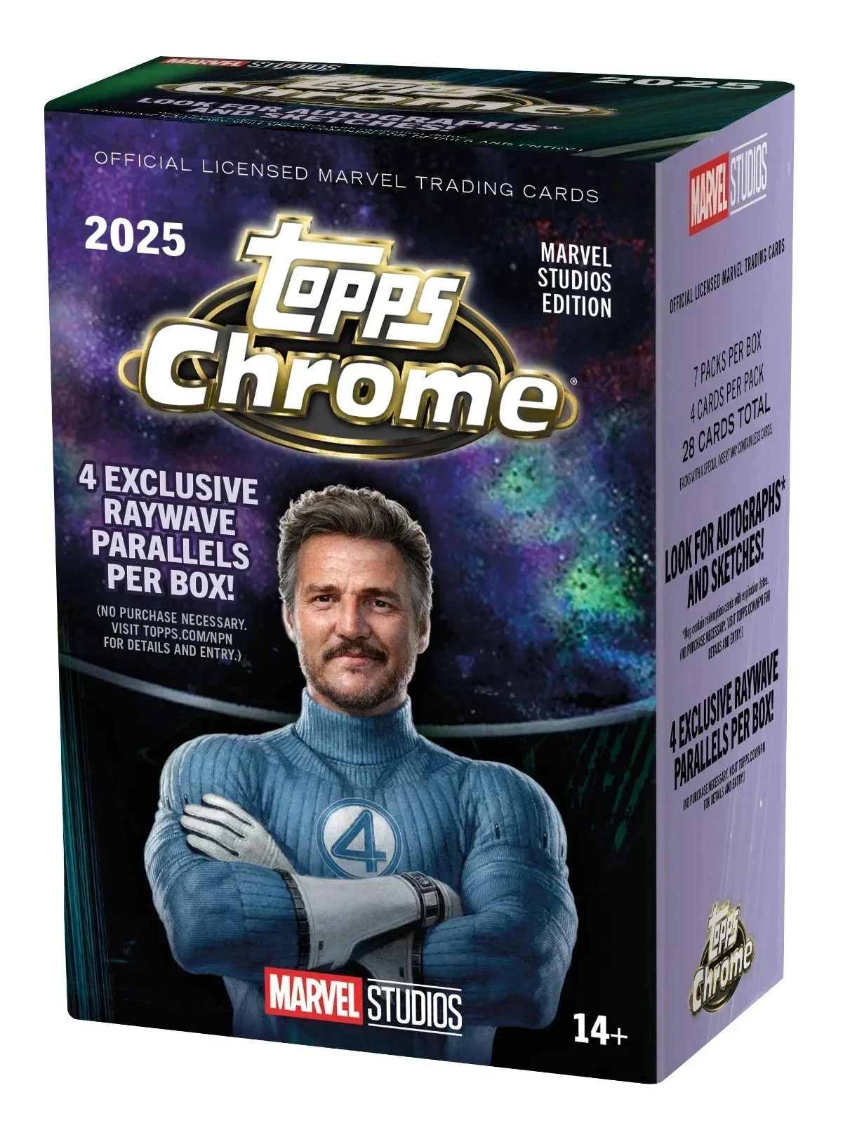 2025 Topps Chrome Marvel Studios Blaster Box Sealed