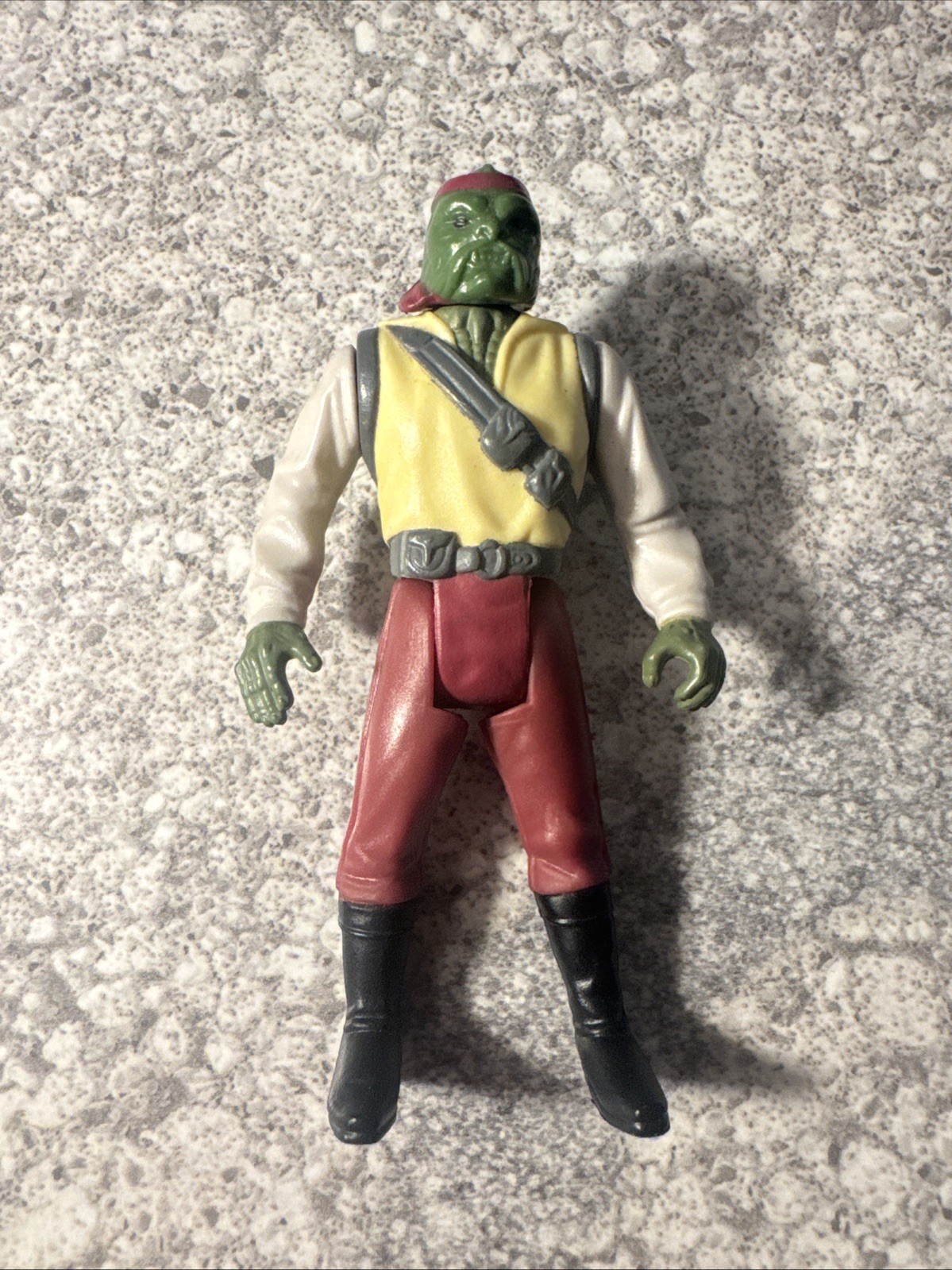 Vintage 1985 Kenner Star Wars Barada Skiff Guard Action Figure POTF Last 17 Vintage 1985 Kenner Star Wars Barada Skiff Guard Action Figure POTF Last 17