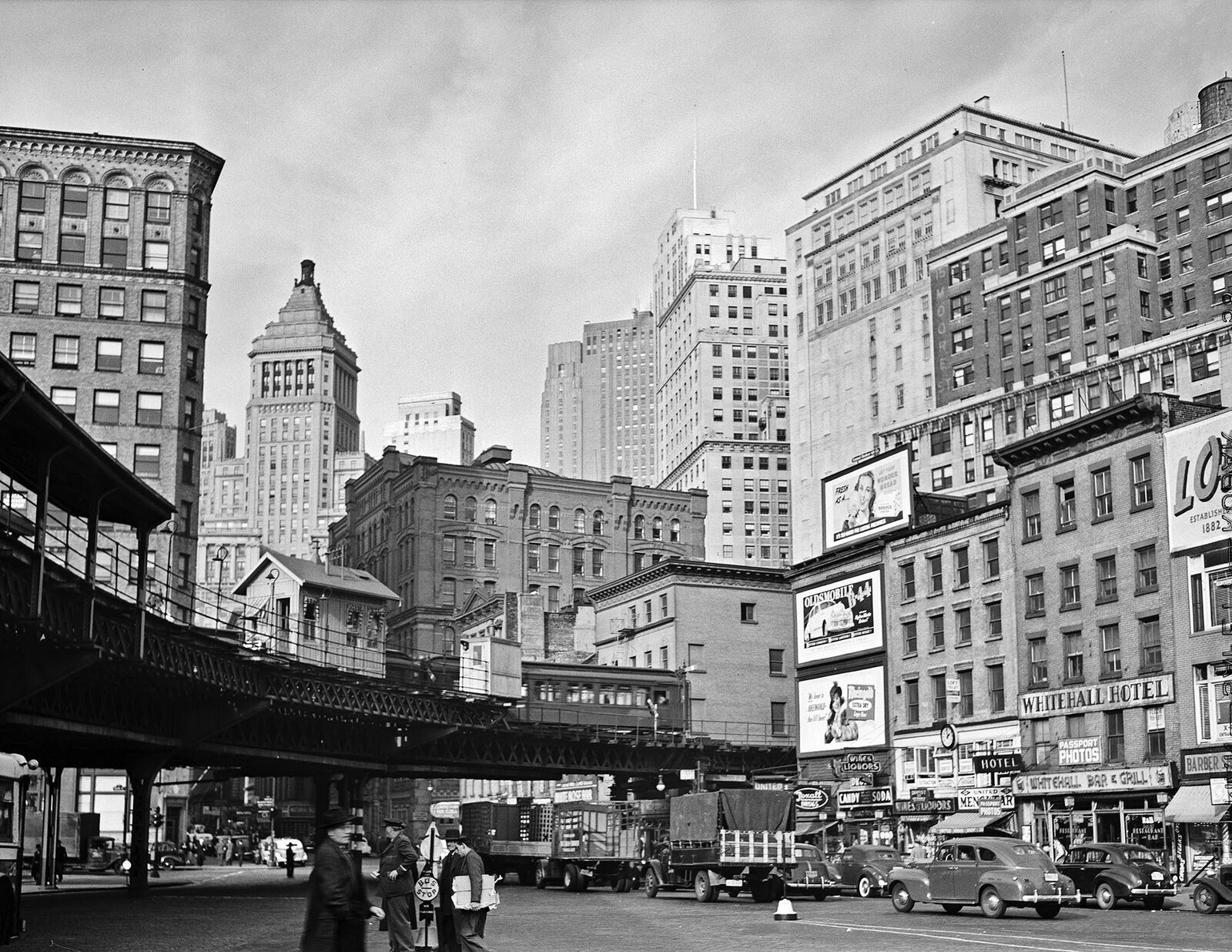 1941 Lower Manhattan New York City NY Vintage Old Photo 8.5