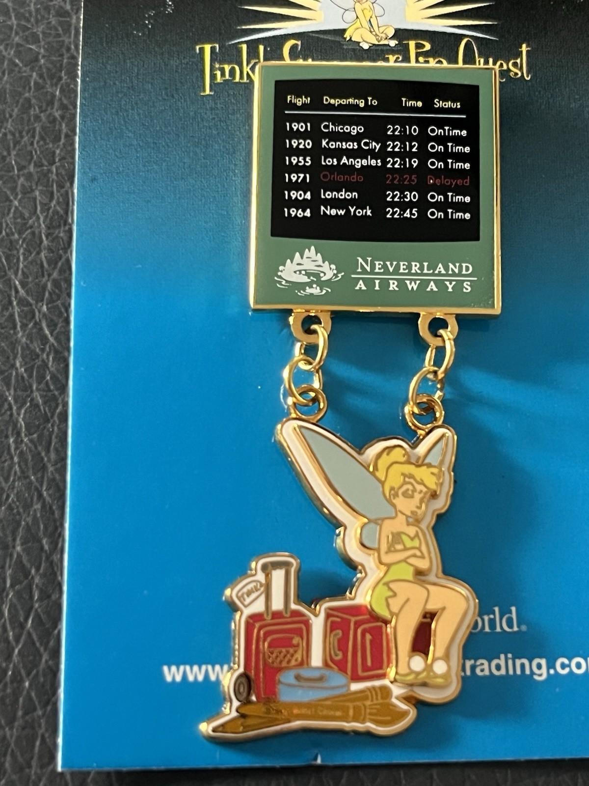 Neverland Airways Tinks Summer Pin Quest - Artist ChoiceWalt Disney World Pin LE