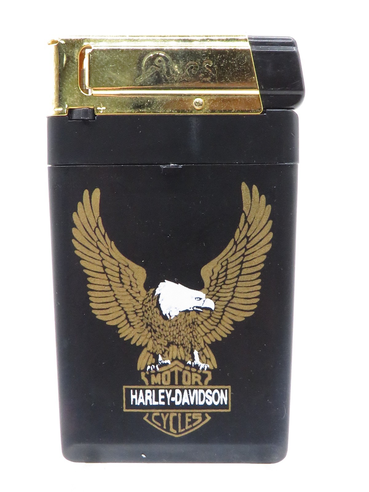 VINTAGE HARLEY DAVIDSON ELECTRONIC DISPOSABLE BUTANE LIGHTER - STILL WORKS**