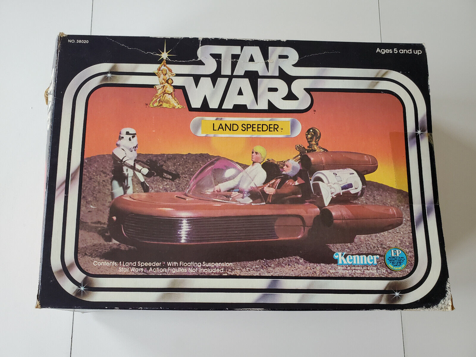 Star Wars Figure Landspeeder with Original Box 1977 Vintage Kenner 38020