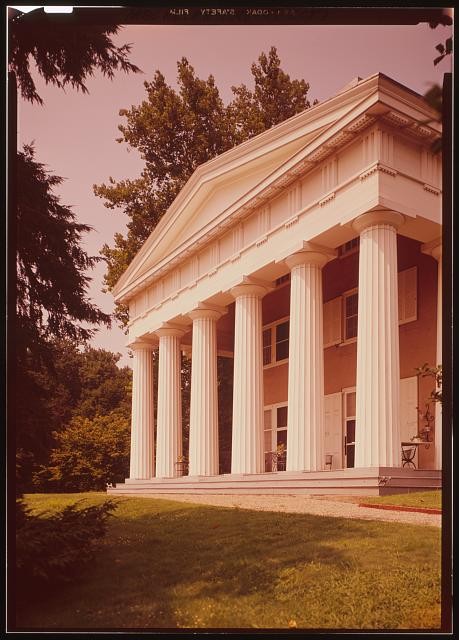 Photo:Andalusia Bensalem PA 1900s Doric Portico Mansion Columns