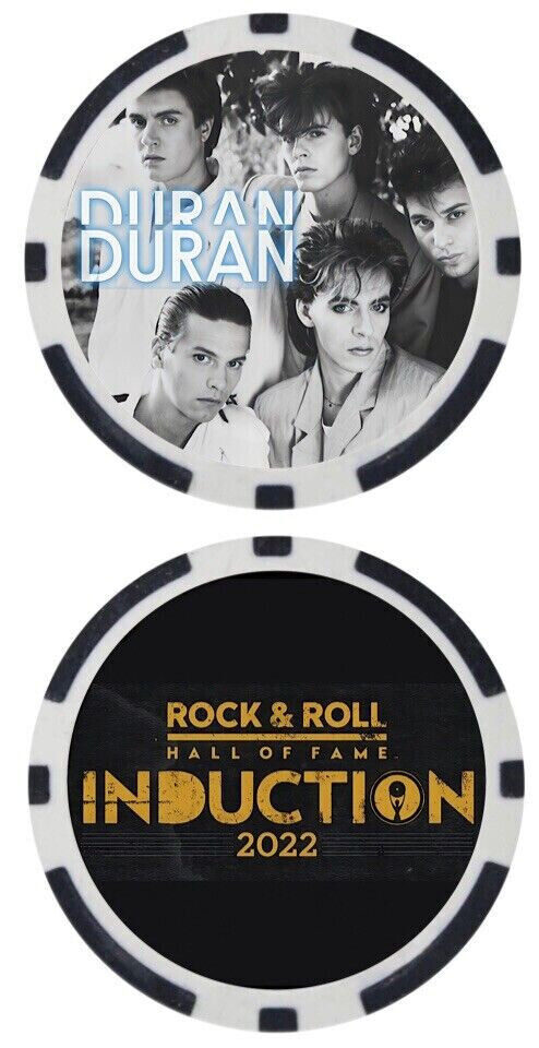 DURAN DURAN - 2022 ROCK N ROLL HALL OF FAME INDUCTEES - POKER CHIP
