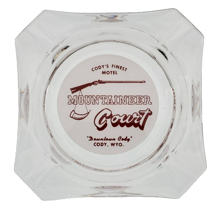 Vintage Ashtray / Mountaineer Court / 