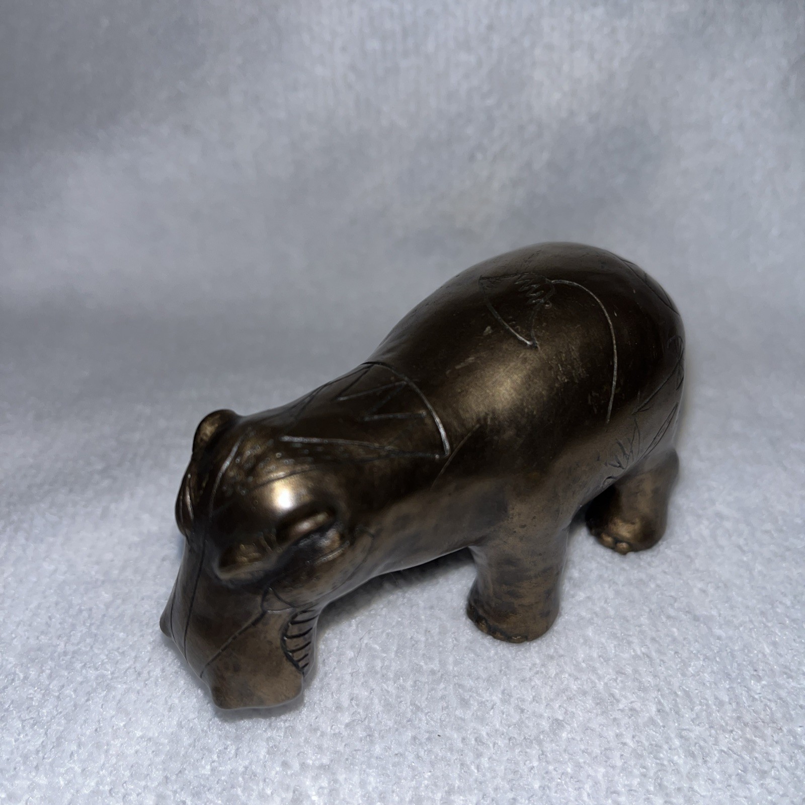 VINTAGE HIPPOPOTAMUS EGYPT SIGNED VERONESE 2000 WILLIAM THE HIPPO MINIATURE LOOK VINTAGE HIPPOPOTAMUS EGYPT SIGNED VERONESE 2000 WILLIAM THE HIPPO MINIATURE LOOK