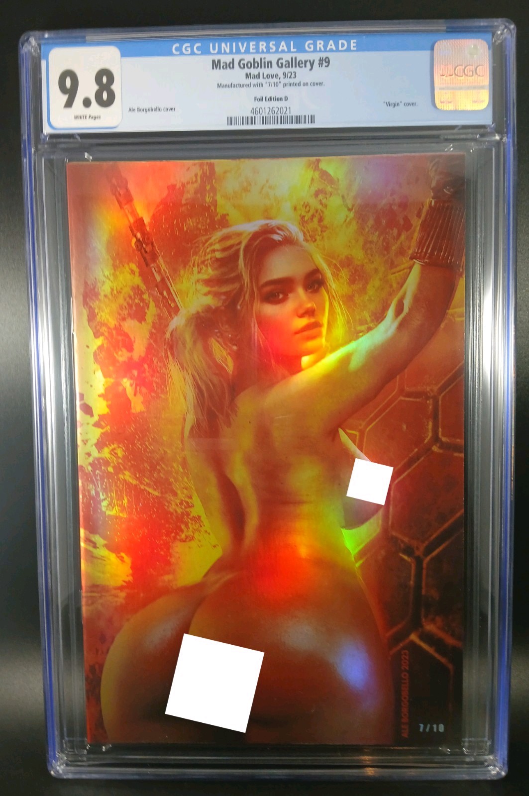 CGC 9.8 🔥 #7/10 Full Fire Foil Yelana Romanoff by Al Borgobello Lmt 10 Print