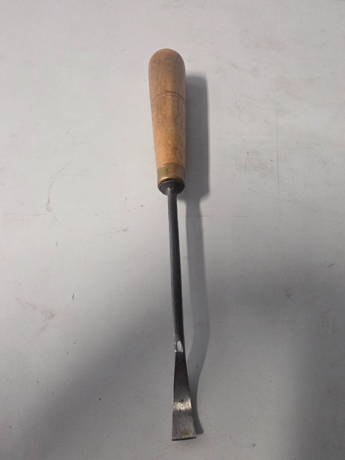 S.J. Addis No. 24 Wood Carving Spoon Gouge Chisel 24 Brown vintage S.J. Addis No. 24 Wood Carving Spoon Gouge Chisel 24 Brown vintage
