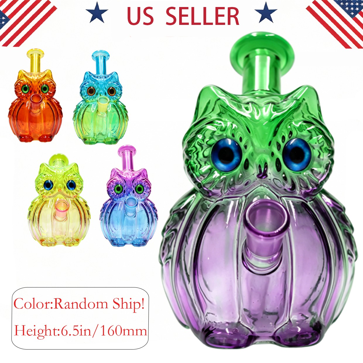 Random Owl Hookah 6.5\