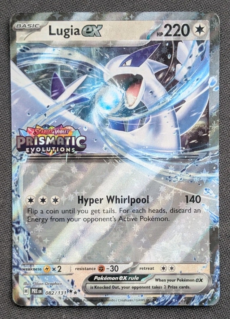 Lugia ex 082/131 | Left Stamped Promo EU | Prismatic Evolutions | Pokemon | MINT