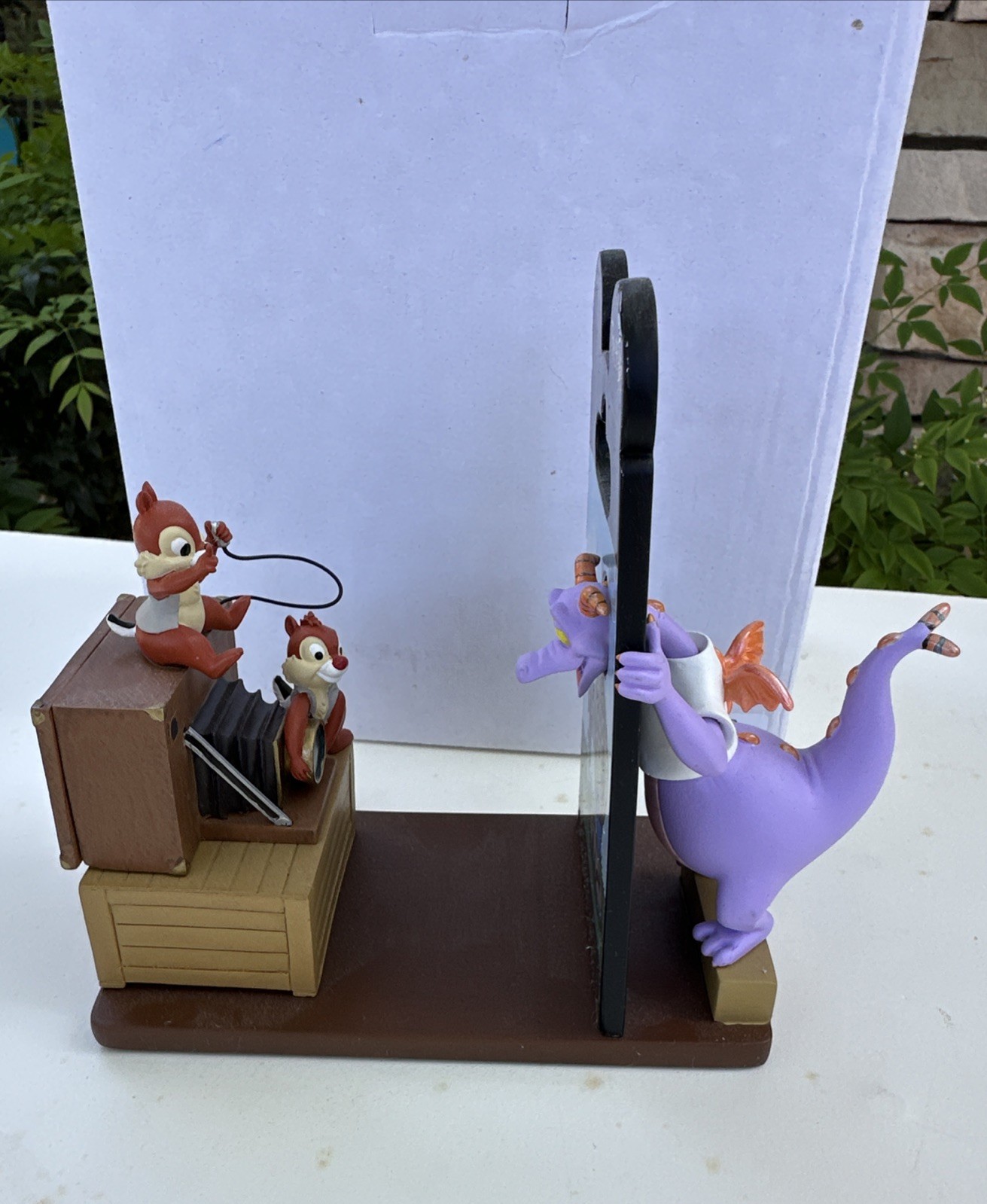 2010 WDW Disney Trade City USA Figment Takes a Picture w/ Chip & Dale LE 250