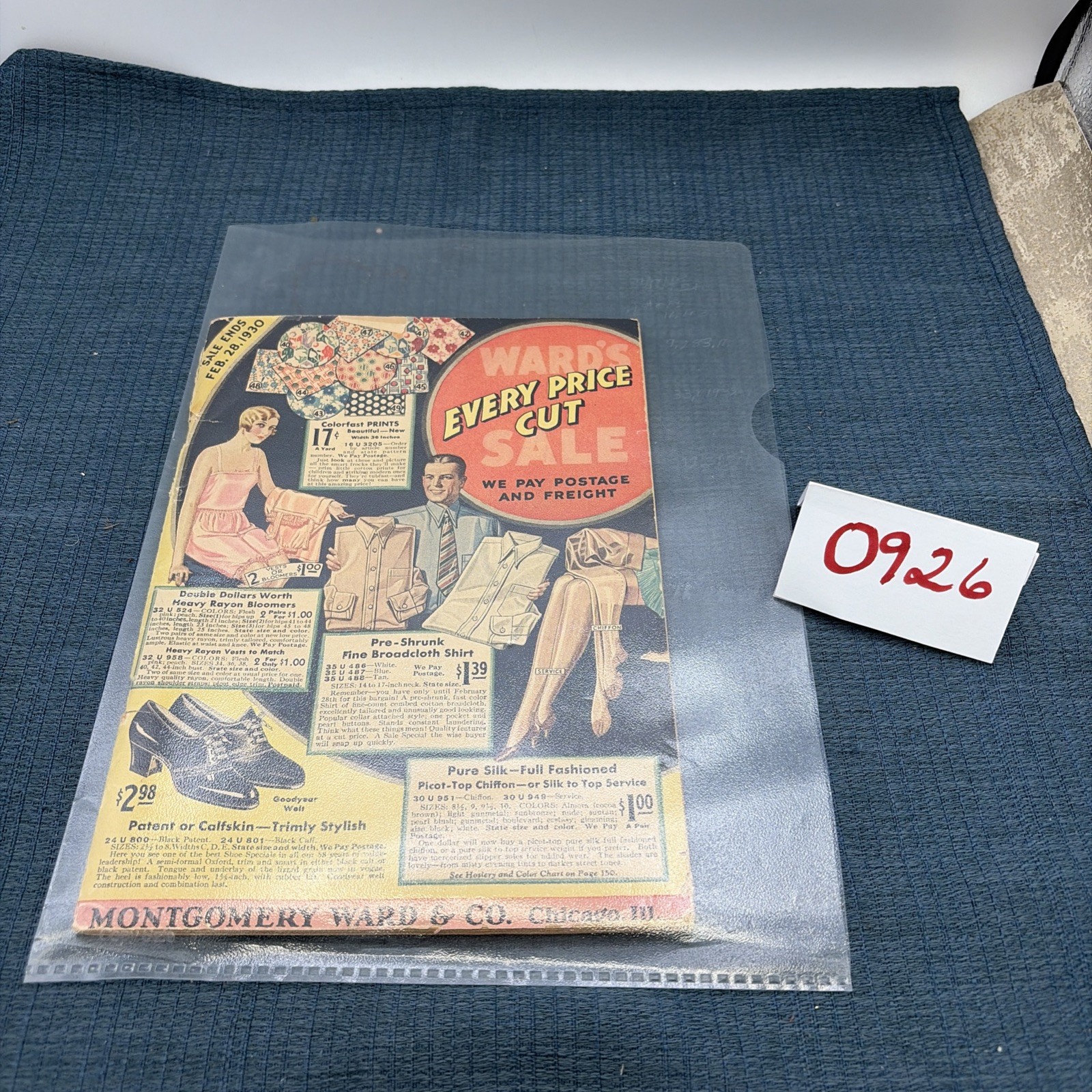1930s Flapper Art Deco Catalog Montgomery Ward & CO 167 Pages