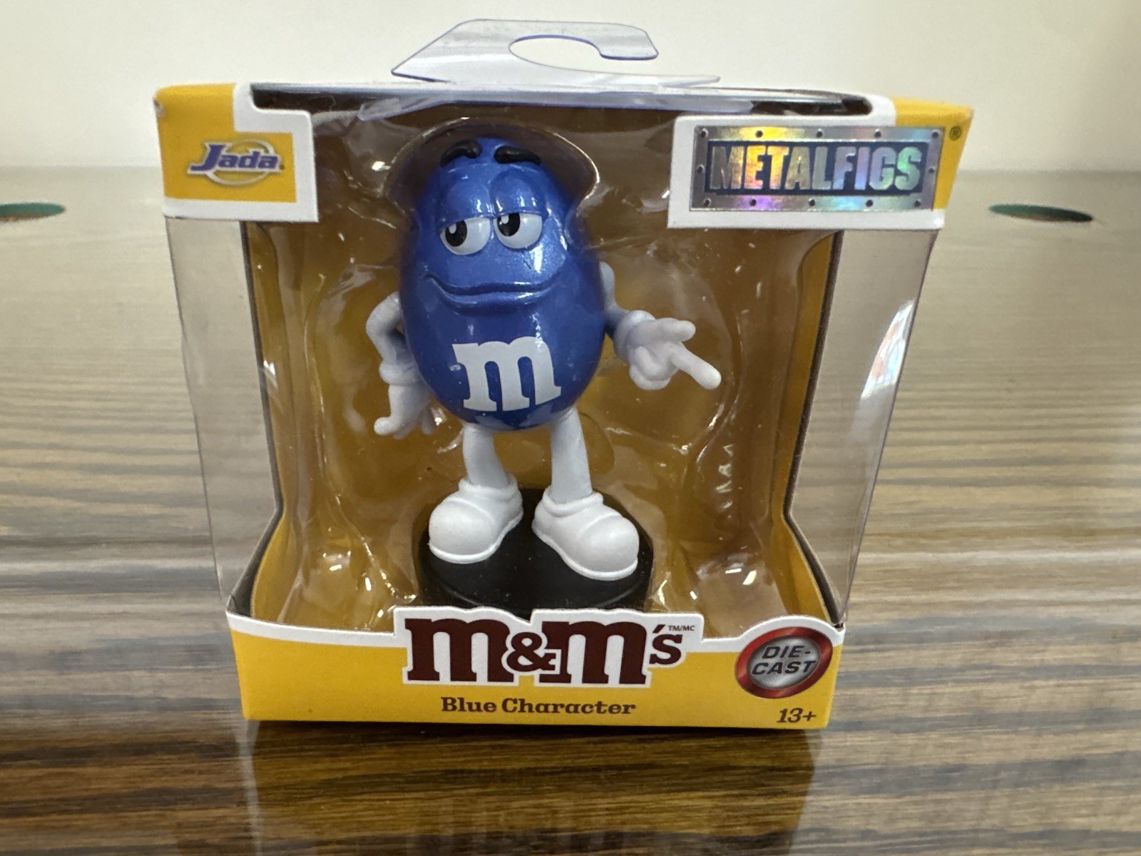 Jada M&M Metalfigs 2.5” Blue Character Figure Die-Cast